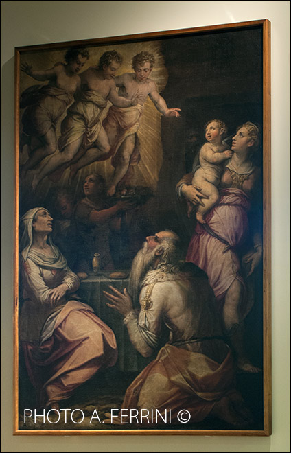 Abramo e i tre angeli, Giorgio Vasari