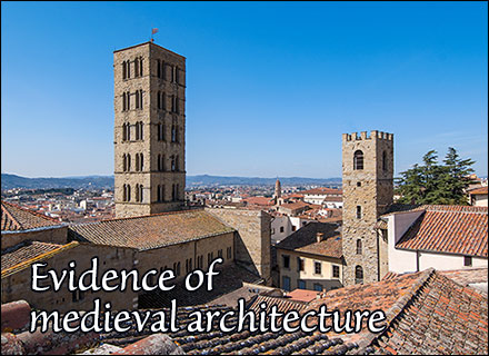 Arezzo, medieval architecture