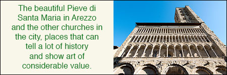 The churches of Arezzo