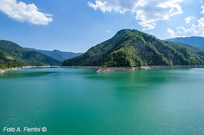 Bagno of Romagna: the Ridracoli dam