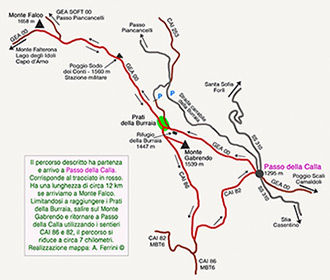 Mappa dell’itinerario