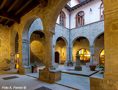 Camaldoli, a cloister of the monastery