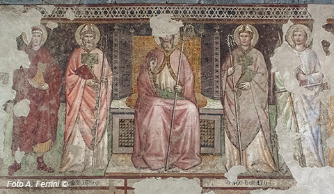 Church of Strada, fourteenth century fresco