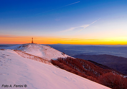 Pratomagno, sunset