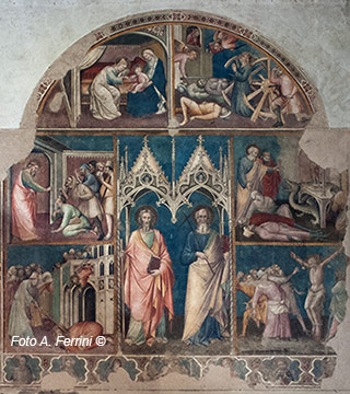 Saint Domenico’s Church, fresco by Spinello Aretino