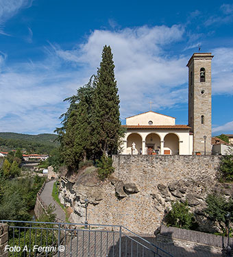 Subbiano, the church