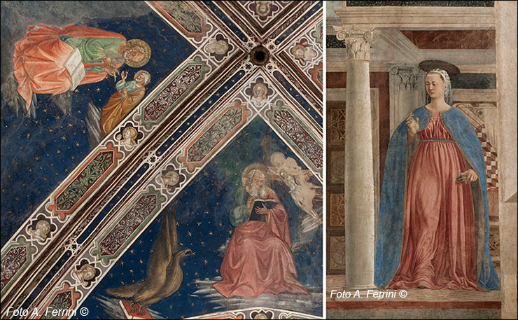 Stili pittorici nella Cappella Bacci