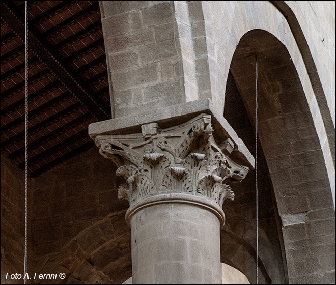 Pieve di Arezzo, capitello