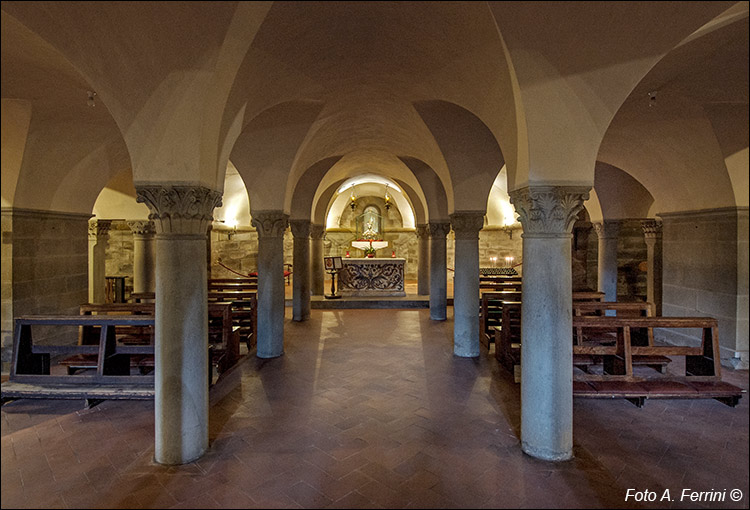 Pieve di Arezzo, la cripta