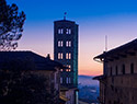 Campanile della pieve, un simbolo di Arezzo.