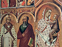 Pietro Lorenzetti, Madonna con Bambino e santi.