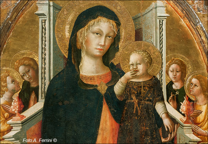Madonna con Bambino, Arcangelo di Cola