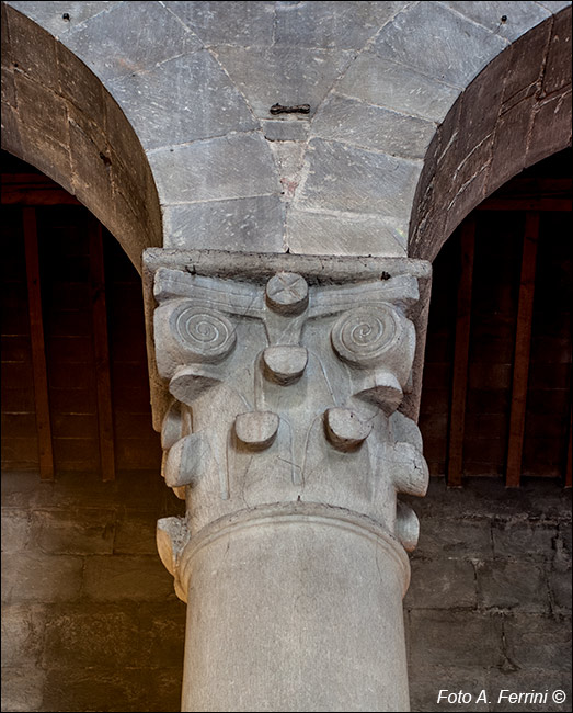 Capitelli romanici Pieve di Cascia