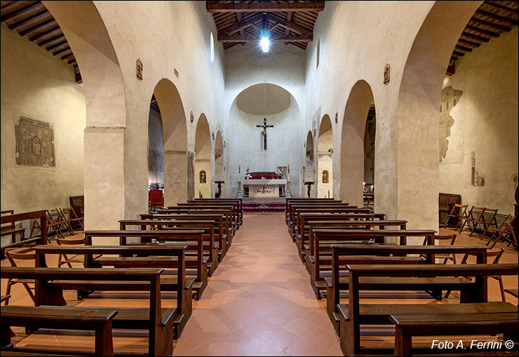 Interno Pieve della Chiassa