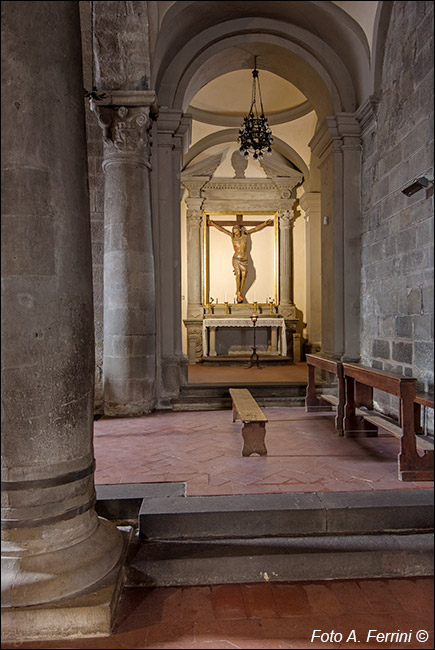 Pieve di Stia, Cappella del Crocifisso