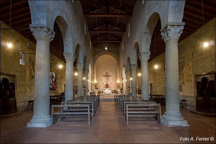 Pieve di Strada, interno