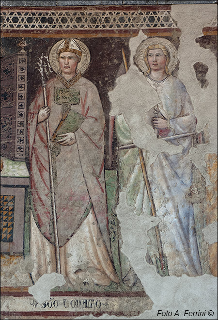 Pieve di Strada, affresco