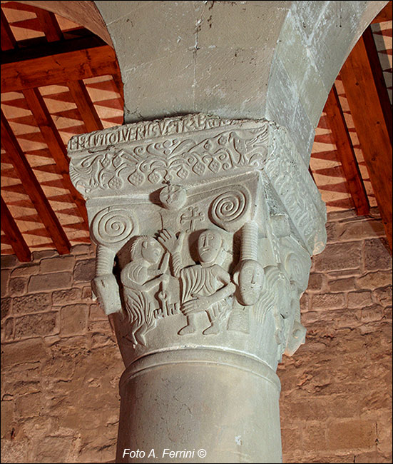 Capitelli Pieve di Romena.