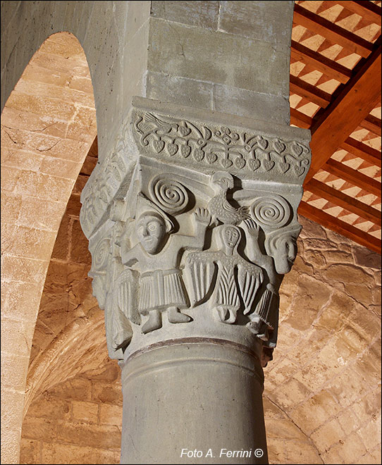 Capitelli Pieve di Romena.