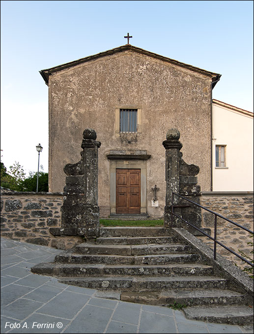 Pieve di Salutio, la facciata