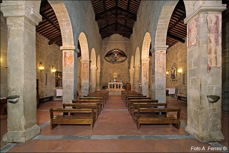 Pieve di Montemignaio, interno.