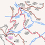 Mappa itinerario Pontenano Santa Trinita