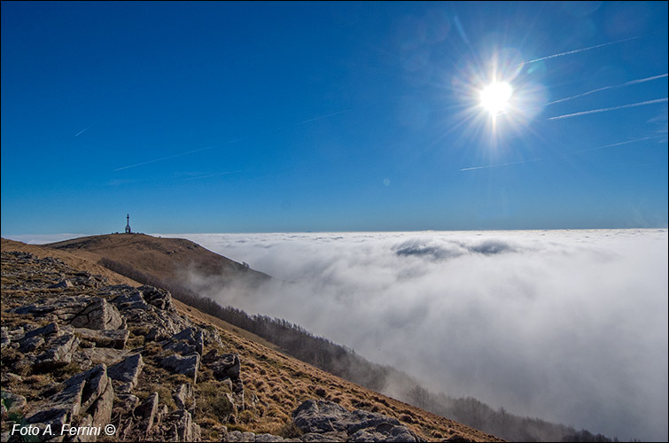 Pratomagno e nebbia