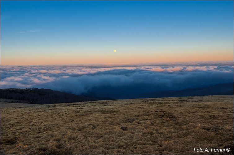 Pratomagno e nebbia