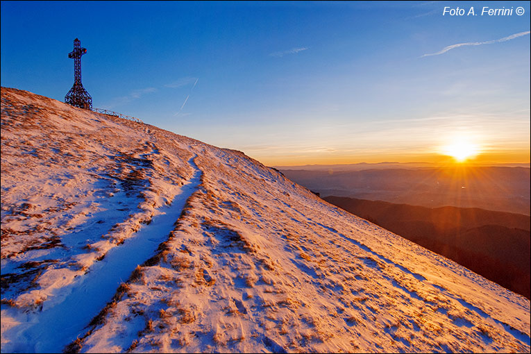 Tramonto sul Pratomagno