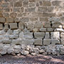 Mura del monastero, particolare