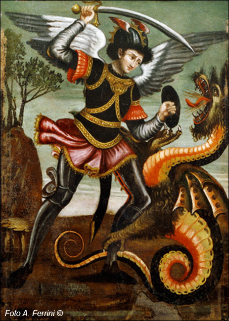 Sebastiano Pontenani, San Michele e il drago