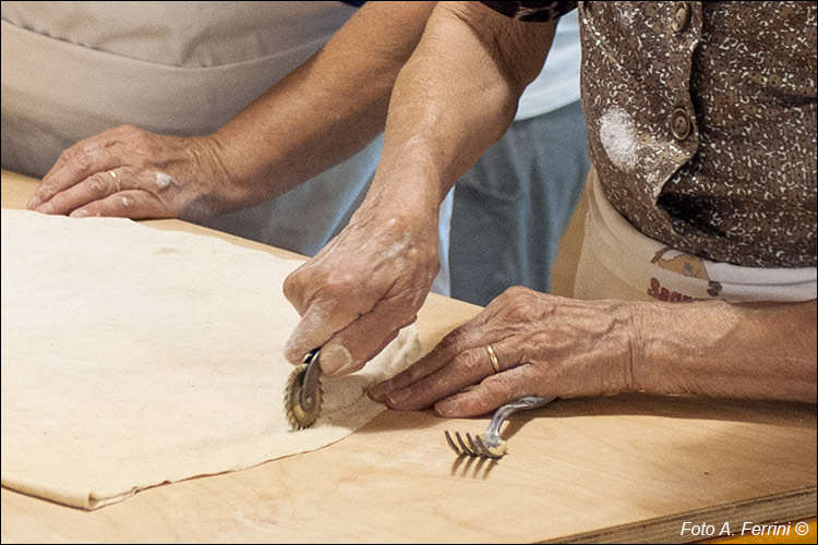 Tortello alla lastra