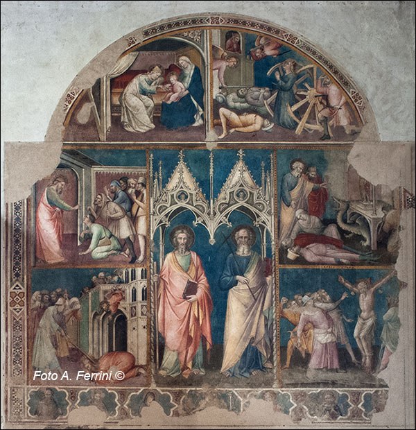 Spinello Aretino, affresco in San Domenico