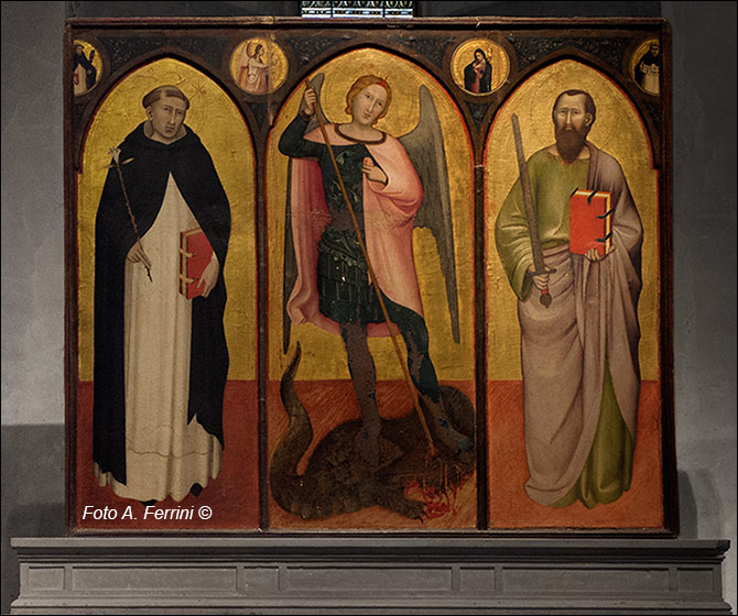 Trittico con Santi, Giovanni d'Agnolo di Balduccio