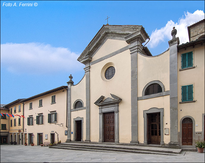 Facciata della Pieve di Stia