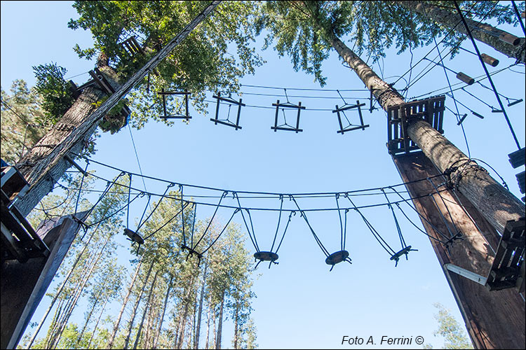 Stia, il Parco Avventura