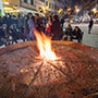 Castagnata Stiana in Piazza Tanucci