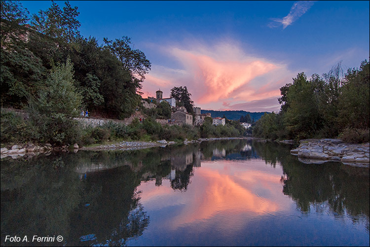 Subbiano al tramonto