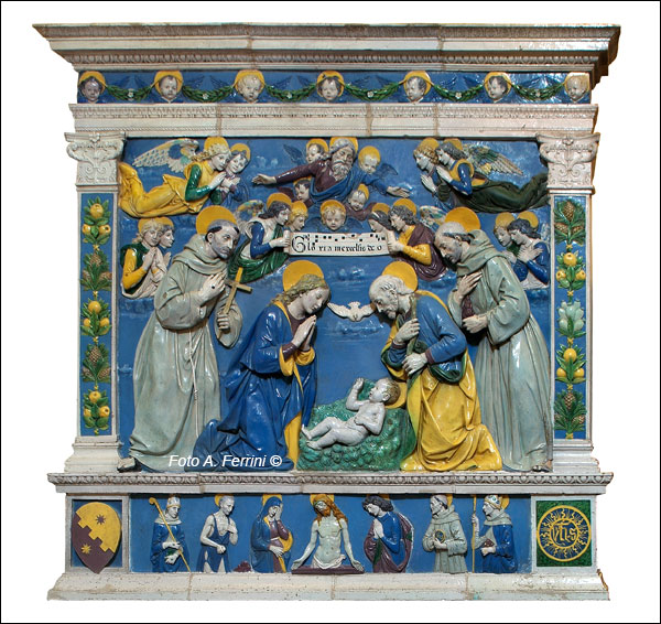 Natività Gesù, Della Robbia.