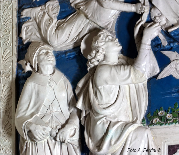 San Gregorio e San Tommaso, Della Robbia.