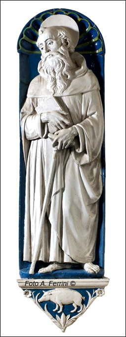 Sant'Antonio Abate, Della Robbia.