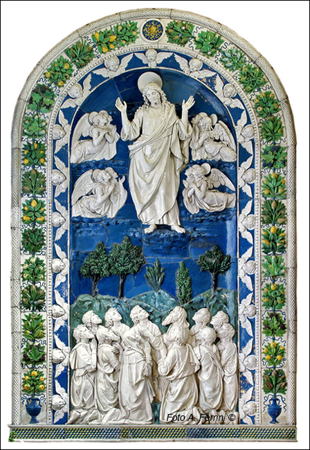 Ascensione, Della Robbia.