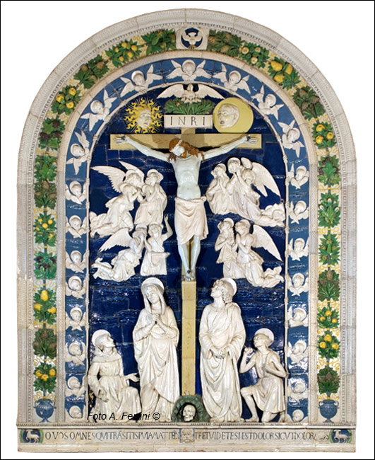 Crocifissione, Della Robbia.