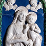 Madonna del Cardellino, Della Robbia.